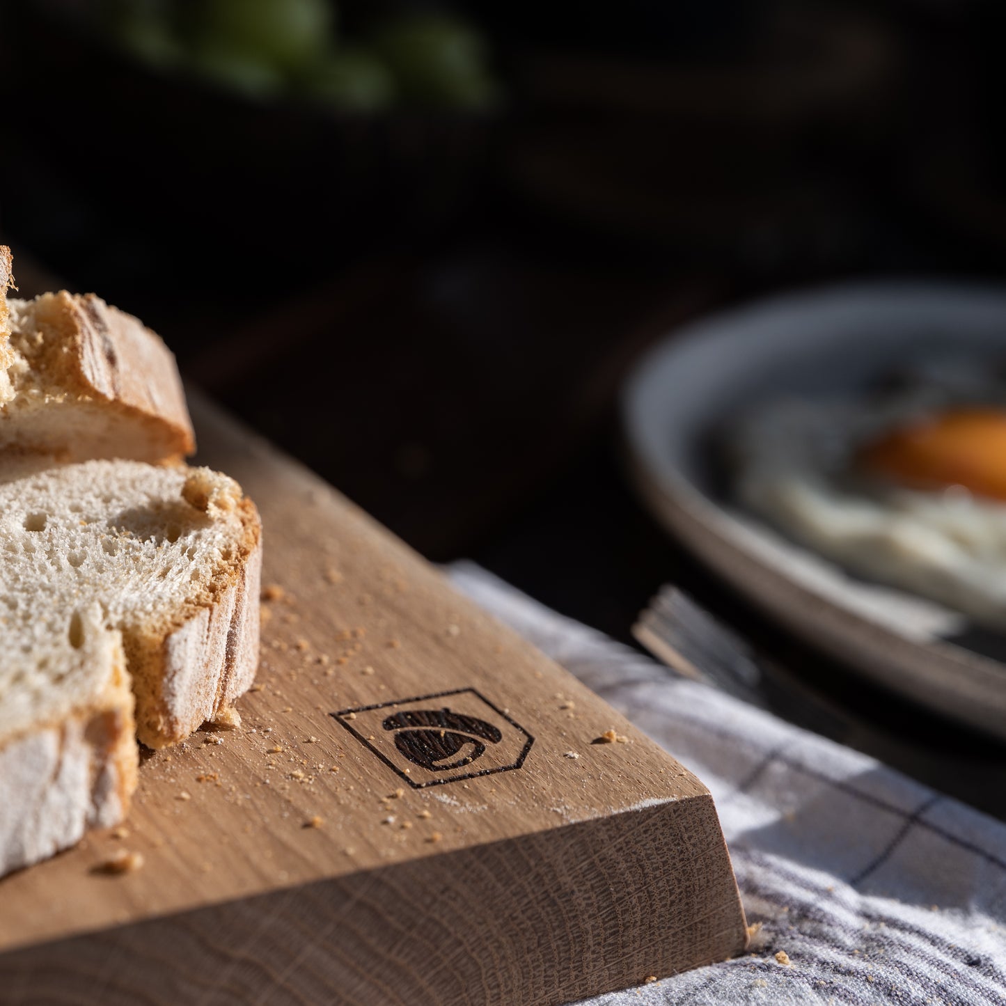 Tabla de cortar de roble