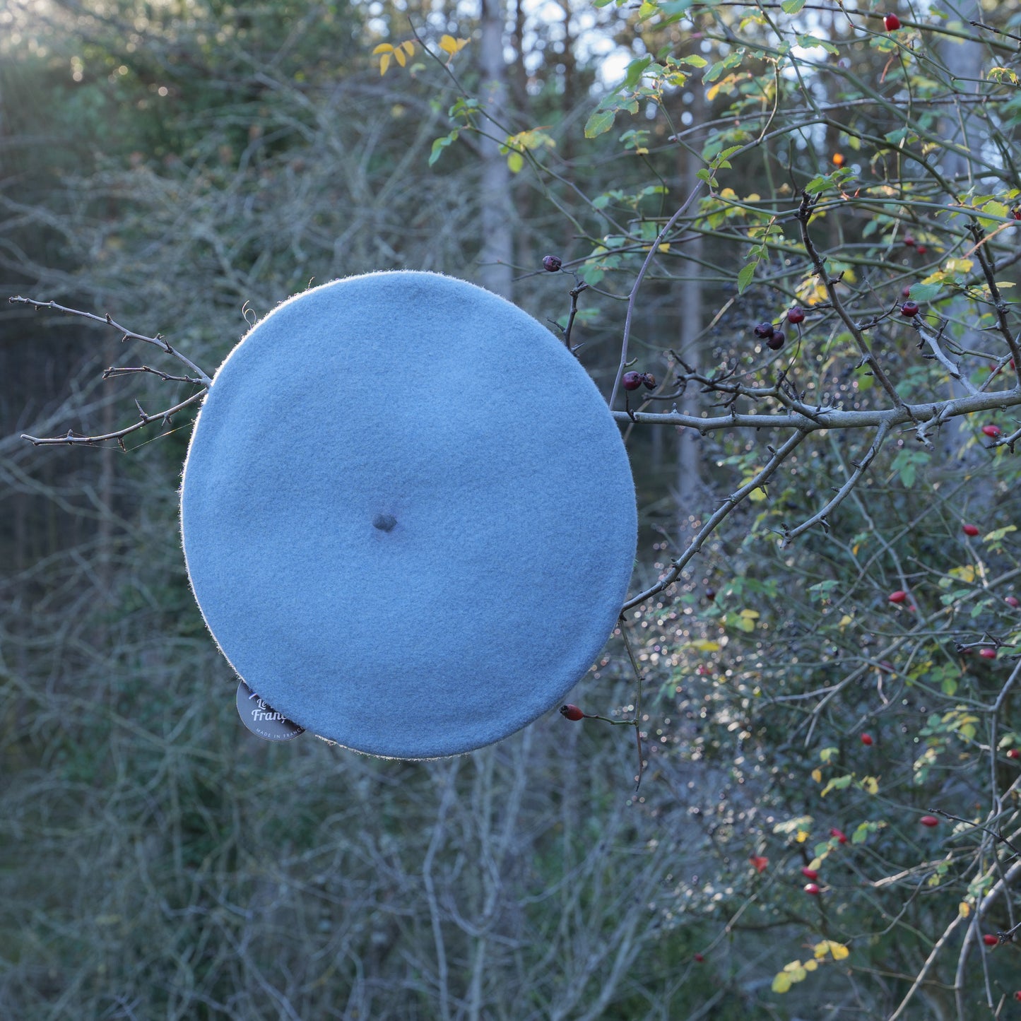 Boina azul 100% lana merino ¨Negua¨