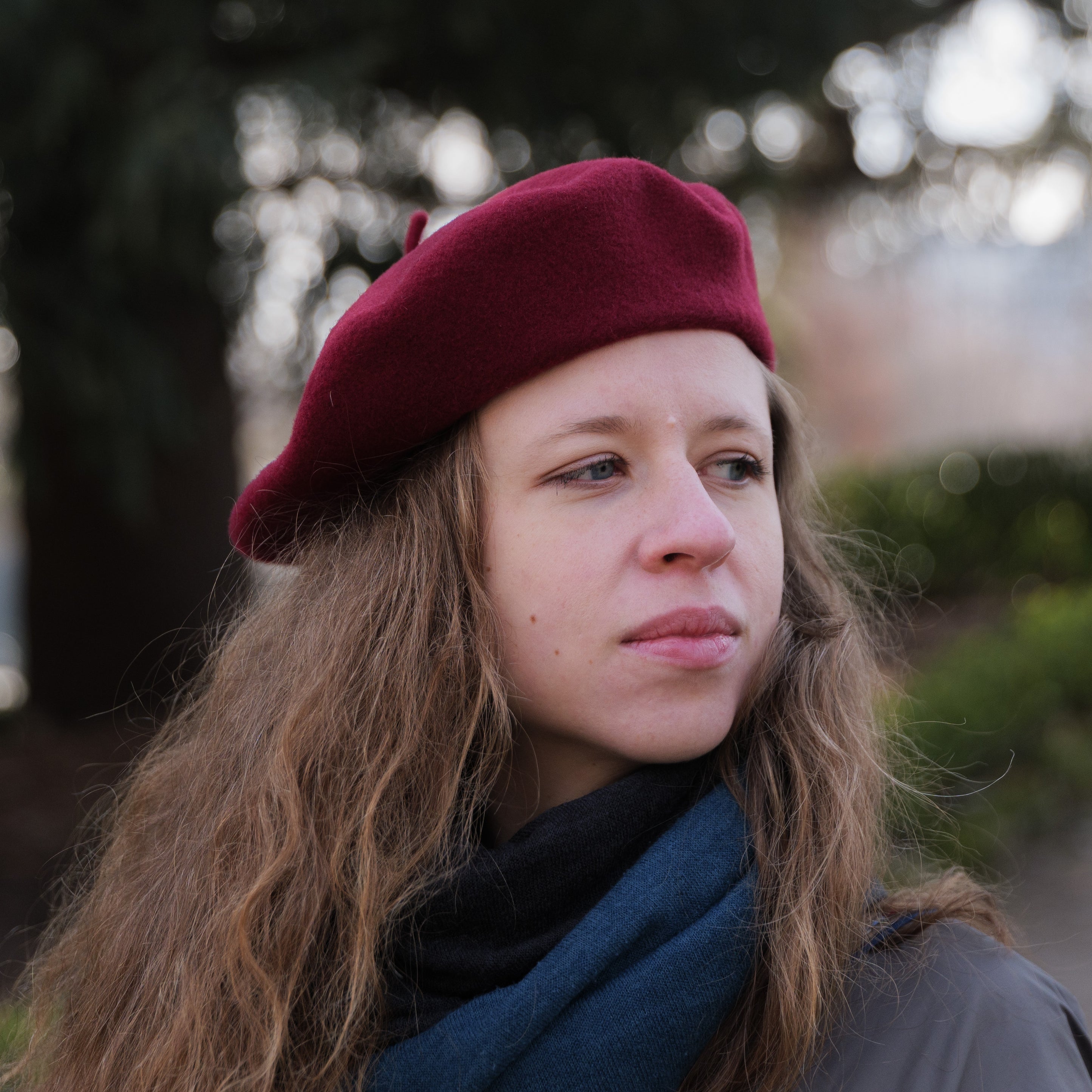 Boina burdeos 100% lana merino ¨Iberia¨ – Basquecraft