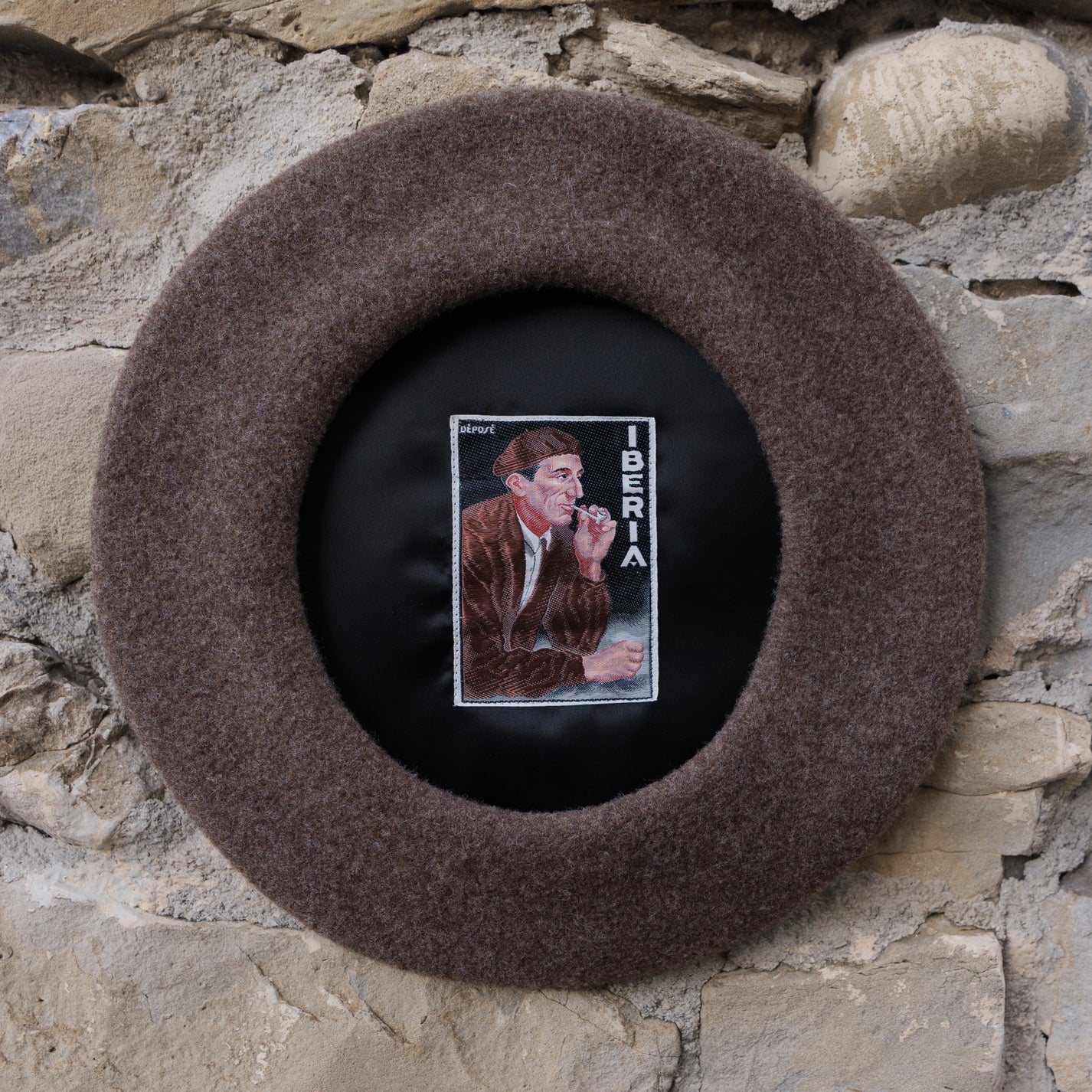 Boina marrón 100% lana merino ¨Iberia¨ – Basquecraft