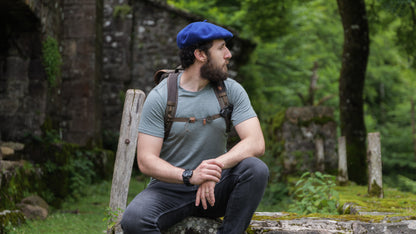 Boina azul 100% lana merino ¨Iberia¨ – Basquecraft